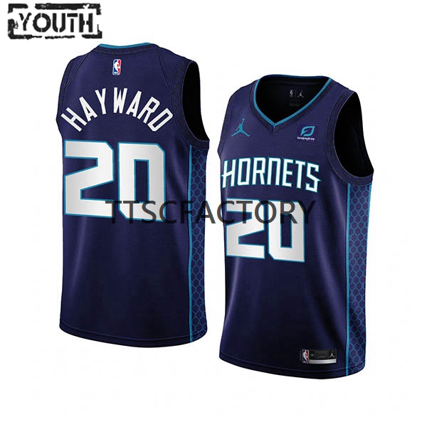 Charlotte Hornets Trikot Gordon Hayward 20 Jordan 2022-23 Statement Edition Lila Swingman - Kinder Charlotte Hornets Trikot Gordon Hayward 20 Jordan 2022-23 Statement Edition Lila Swingman - Kinder